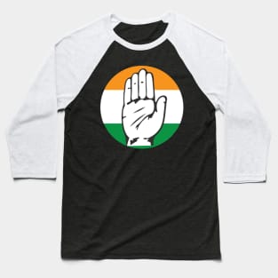 Congress Party of India Hand Symbol Baseball T-Shirt